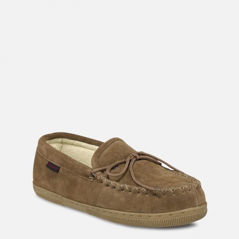 Red Wing Cloth-Gevoerde Suede Loafer Pantoffels | GLOK-57361