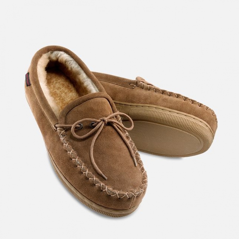 Red Wing Fleece-Gevoerde Suede Loafer Pantoffels | XTVL-36807