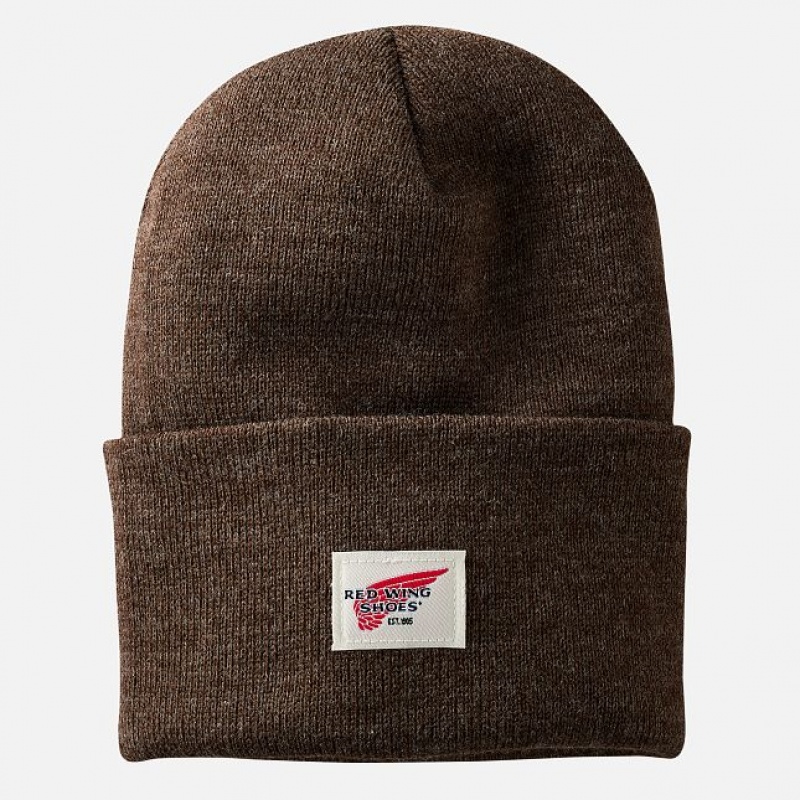 Red Wing Logo Knit Hoeden | VBQF-64931